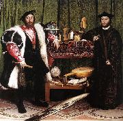 HEINTZ, Joseph the Younger Jean de Dinteville and Georges de Selve oil on canvas